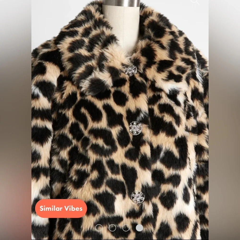 ModCloth Leopard Coat - Picture 4 of 4